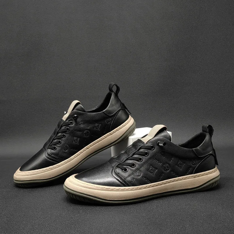 Autumn Winter Top Layer Cowhide Trendy Genuine Leather Suede Soft Sole Casual Shoes Versatile Men's Board Shoes Loafers Sneakers
Autumn Winter Top Layer Cowhide Trendy Genuine Leather Suede Soft Sole Casual Shoes Versatile Men's Board Shoes Loafers Sneakers