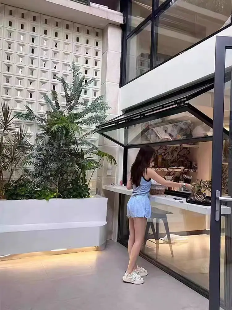 Custom Folding Window Up and Down Folding Window Internet Celebrity Fashion Folding Window Coffee Shop Bar Counter Lift Window A
Custom Folding Window Up and Down Folding Window Internet Celebrity Fashion Folding Window Coffee Shop Bar Counter Lift Window A