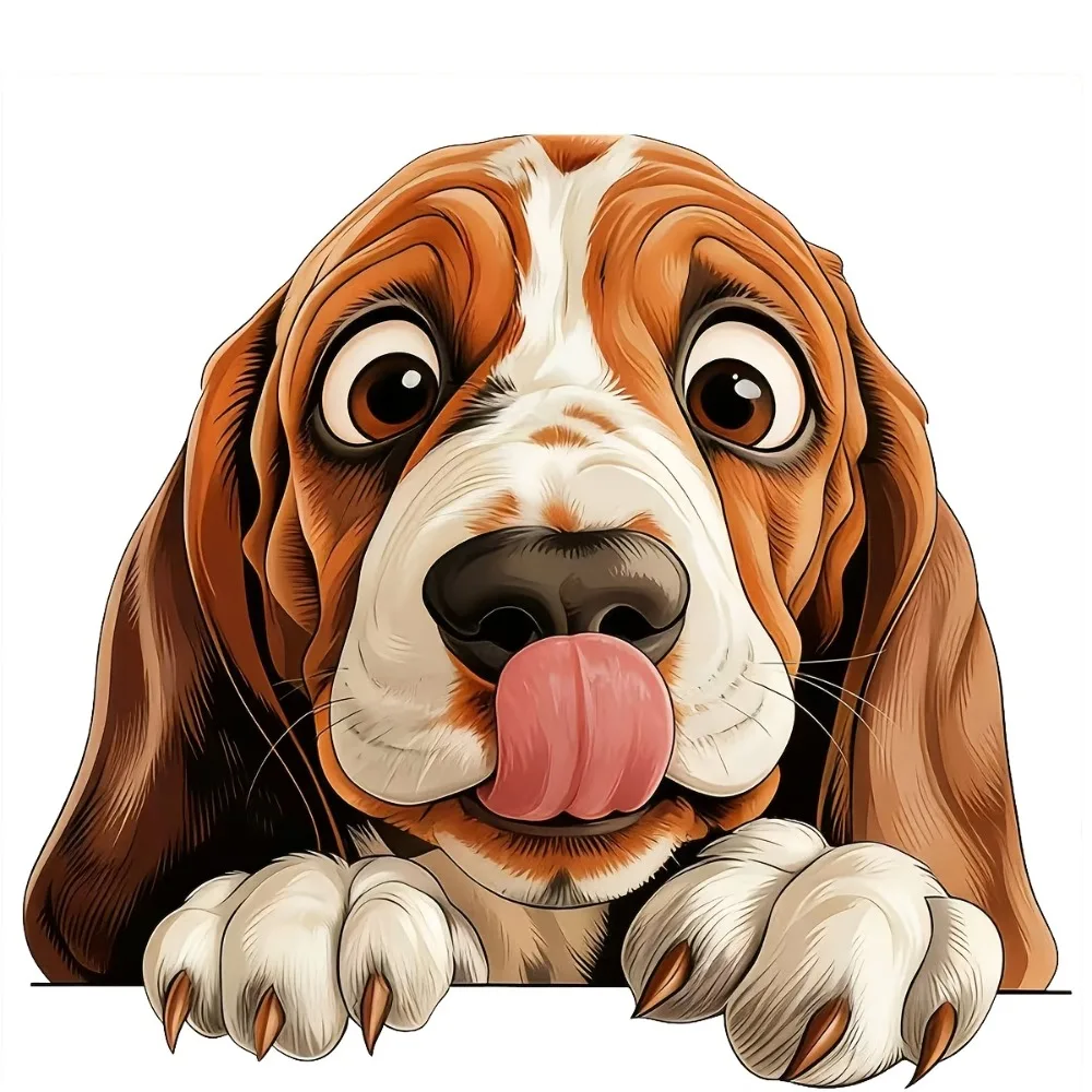 Cute Puppy Vinyl Sticker Suitable for Cars Trucks Motorcycles Windows Walls Self adhesive Single use Can Be Applied to Glass
Cute Puppy Vinyl Sticker Suitable for Cars Trucks Motorcycles Windows Walls Self adhesive Single use Can Be Applied to Glass
