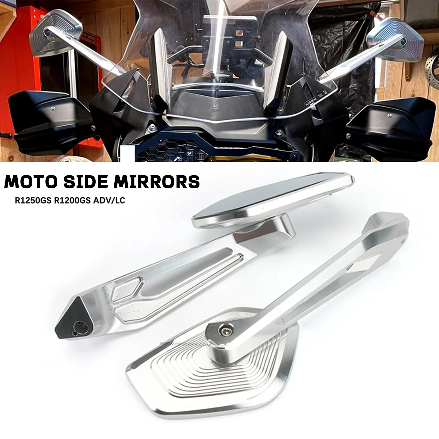 Для R1250GS R1200GS аксессуары для мотоциклов, зеркала заднего вида с ЧПУ, HD боковые зеркала для мотоцикла R 1250 GS ADV R1200GS LC, новое зеркало заднего вида
Для R1250GS R1200GS аксессуары для мотоциклов, зеркала заднего вида с ЧПУ, HD боковые зеркала для мотоцикла R 1250 GS ADV R1200GS LC, новое зеркало заднего вида