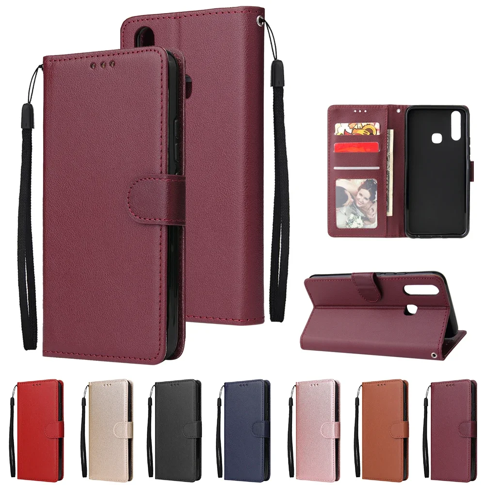 5X*Solid Color Leather Case Anti-fall Wallet Flip Phone Case For VIVO Y30/Y50/y95/y93/y91//Y1817/Y1816/Y1820/Y1811/Y20/Y20i/Y20S 
5X*Solid Color Leather Case Anti-fall Wallet Flip Phone Case For VIVO Y30/Y50/y95/y93/y91//Y1817/Y1816/Y1820/Y1811/Y20/Y20i/Y20S