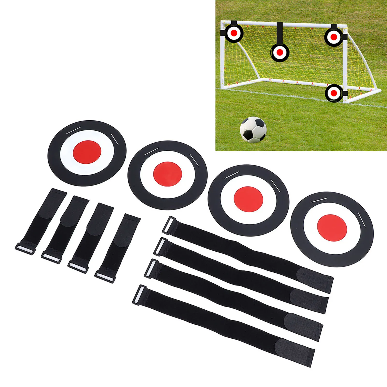 Soccer Targets Discs Set ABS Soccer Goal Shooting Target Training Equipment with Straps for Sports Training Soccer Targets
Soccer Targets Discs Set ABS Soccer Goal Shooting Target Training Equipment with Straps for Sports Training Soccer Targets