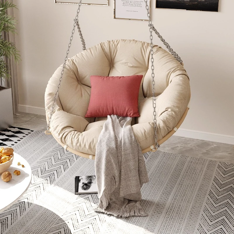 Balcony Swing Hanging Chair Hanging Basket Home Living Room Adult Lazy Rocking Chair Indoor Swing Single Chair
Balcony Swing Hanging Chair Hanging Basket Home Living Room Adult Lazy Rocking Chair Indoor Swing Single Chair