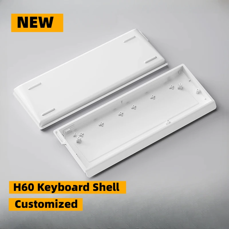 NEW H60 Keyboard Shell Customized for GH60 Layout CNC Aluminum 350g Suitable for Wooting60he Madlions Mad60Win60 Spraying Proces
NEW H60 Keyboard Shell Customized for GH60 Layout CNC Aluminum 350g Suitable for Wooting60he Madlions Mad60Win60 Spraying Proces
