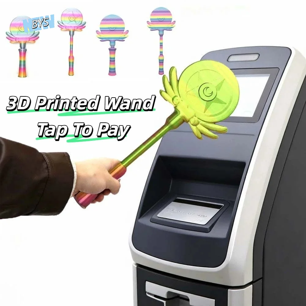 Creative 3D Printed Wand Tap To Pay Portable Detachable Moon Magic Wand Holder Funny Cute Contactless Payment Sleeve Travel
Creative 3D Printed Wand Tap To Pay Portable Detachable Moon Magic Wand Holder Funny Cute Contactless Payment Sleeve Travel