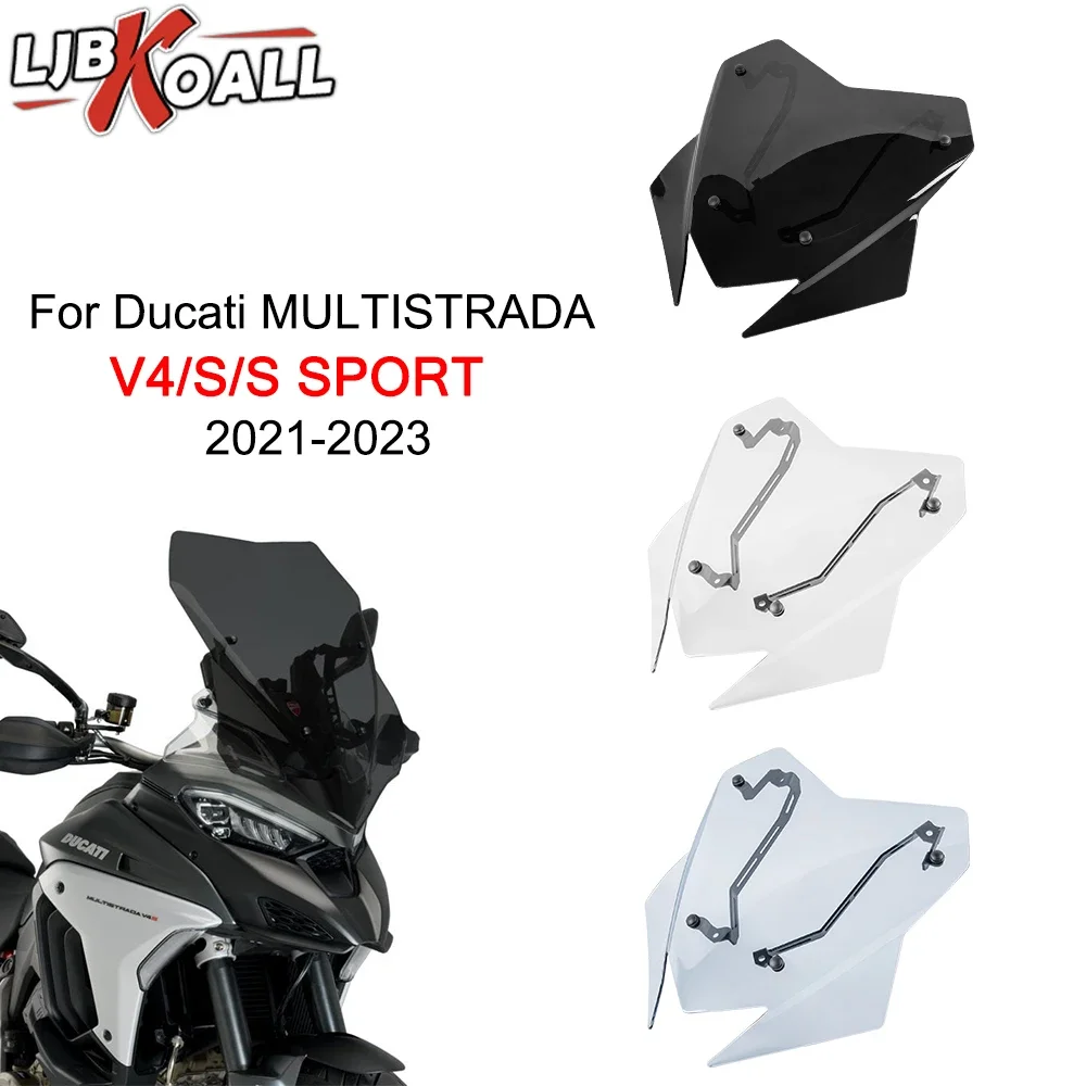 LJBKOALL Motorcycle Windshield Windscreen For Ducati MULTISTRADA V4/S/S SPORT 2021-2023 2022
LJBKOALL Motorcycle Windshield Windscreen For Ducati MULTISTRADA V4/S/S SPORT 2021-2023 2022