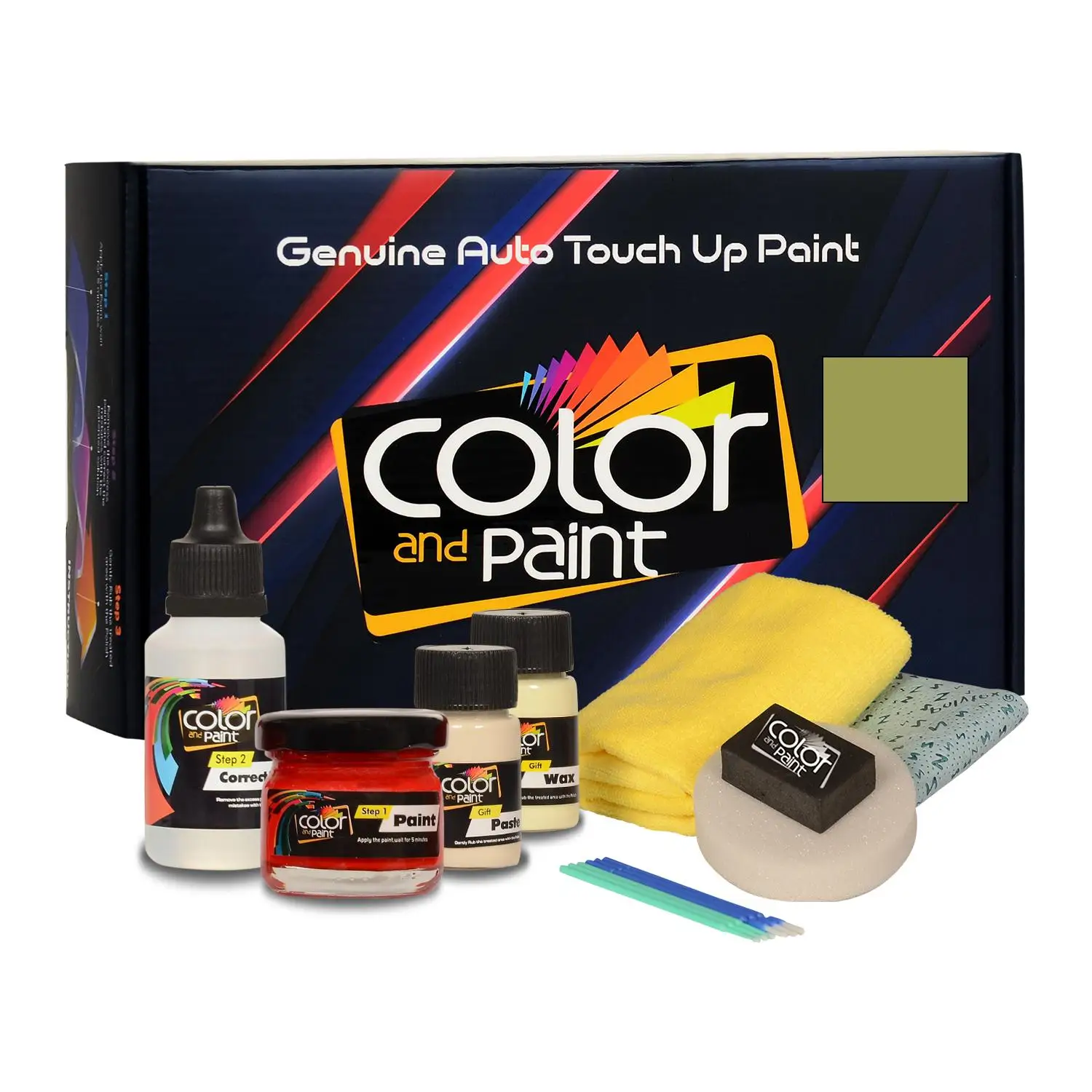 Color and Paint compatible with Vauxhall Automotive Touch Up Paint - KIWI GREEN PEARL - 43U - Basic Care
Color and Paint compatible with Vauxhall Automotive Touch Up Paint - KIWI GREEN PEARL - 43U - Basic Care