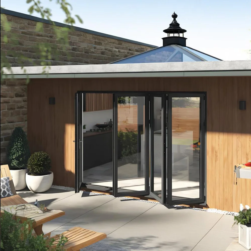 Sixinalu Folding Door Thermal Break Aluminum Accordion Front Sliding Exterior Patio Doors Garden Tempered Double-glazed Custom
Sixinalu Folding Door Thermal Break Aluminum Accordion Front Sliding Exterior Patio Doors Garden Tempered Double-glazed Custom
