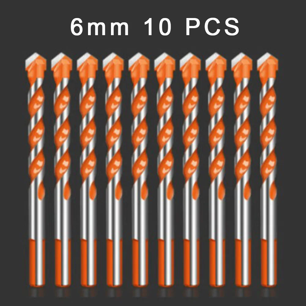 10pcs 6mm Multifunctional Drill Bits Ceramic Tile Drill Bits Set Marble Perforator Glass Drill Bit Woodworking Drill Bit Tools
10pcs 6mm Multifunctional Drill Bits Ceramic Tile Drill Bits Set Marble Perforator Glass Drill Bit Woodworking Drill Bit Tools