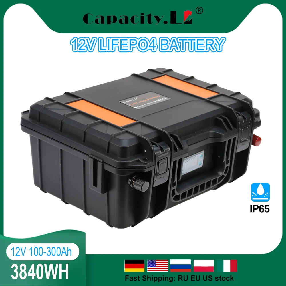 New 12V 100Ah 120Ah Lifepo4 Battery Pack with Built-in BMS LFP Battery for Solar Motor Boat RV
New 12V 100Ah 120Ah Lifepo4 Battery Pack with Built-in BMS LFP Battery for Solar Motor Boat RV