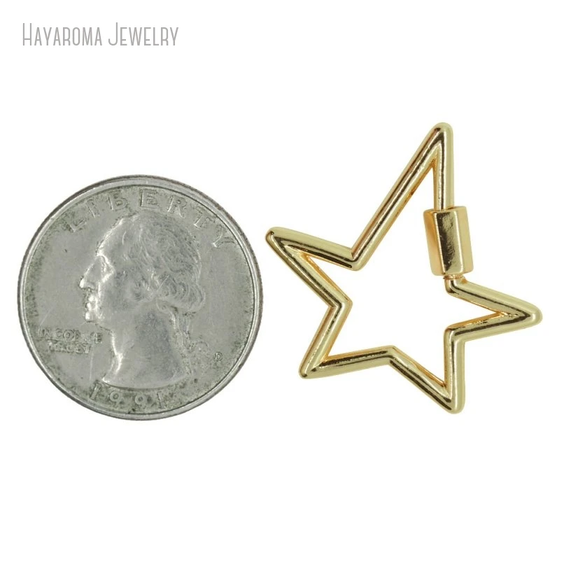 5Pcs Copper Wholesale Star Stars Pentagram Screw Metal Gold Color & Hooks Accessory Clasps
5Pcs Copper Wholesale Star Stars Pentagram Screw Metal Gold Color & Hooks Accessory Clasps