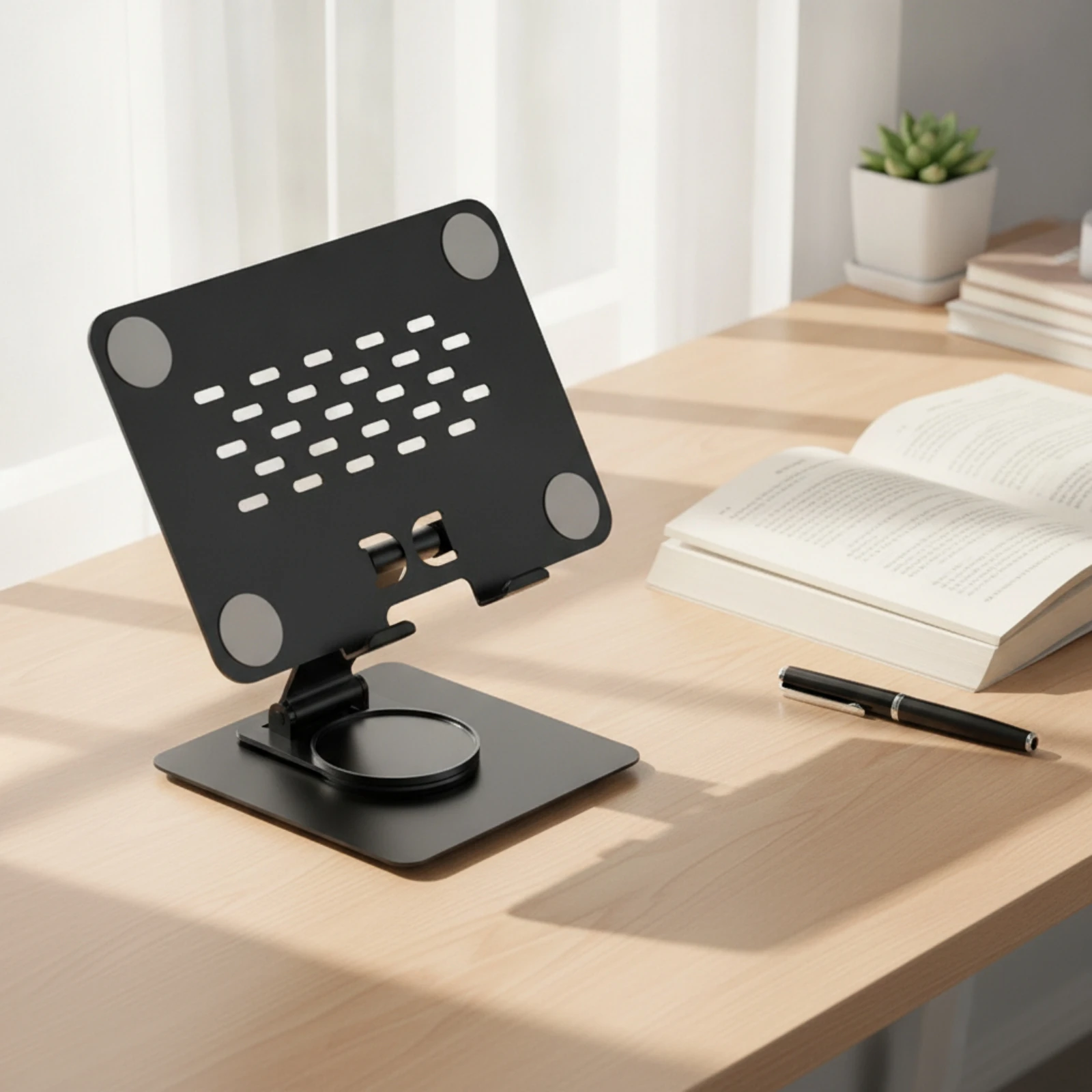 Desktop Tablet Stand Metal Tablet Stand with Rotating Base Multi-Angle Universal for Students, Desk, Home Office
Desktop Tablet Stand Metal Tablet Stand with Rotating Base Multi-Angle Universal for Students, Desk, Home Office
