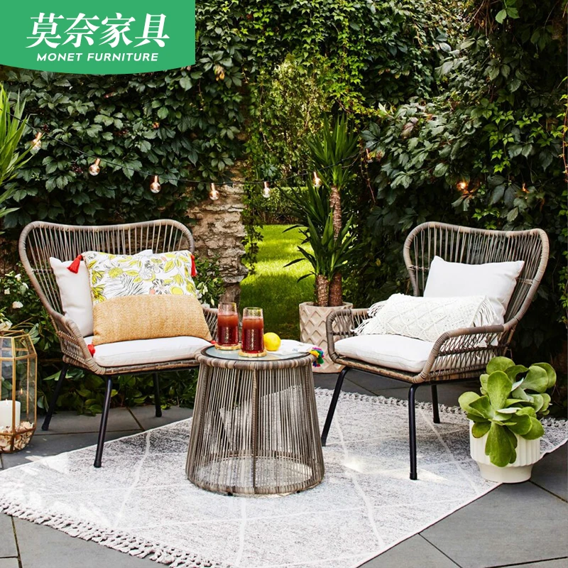 Outdoor rattan chair sofa coffee table combination living room rattan outdoor Nordic simple balcony courtyard rattan table and c
Outdoor rattan chair sofa coffee table combination living room rattan outdoor Nordic simple balcony courtyard rattan table and c