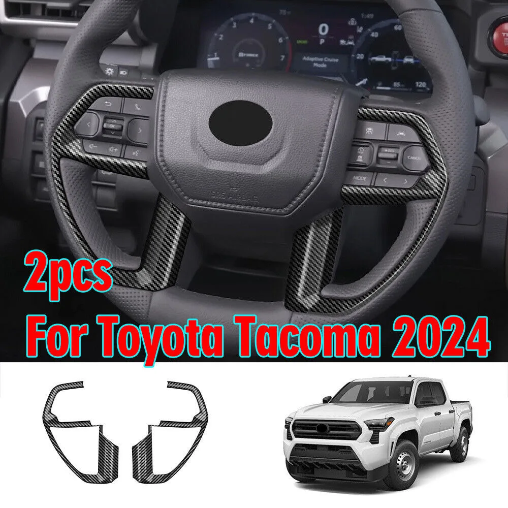2 шт., накладка на руль, декор из АБС-пластика, углеродное волокно для Toyota Tacoma 2024
2 шт., накладка на руль, декор из АБС-пластика, углеродное волокно для Toyota Tacoma 2024