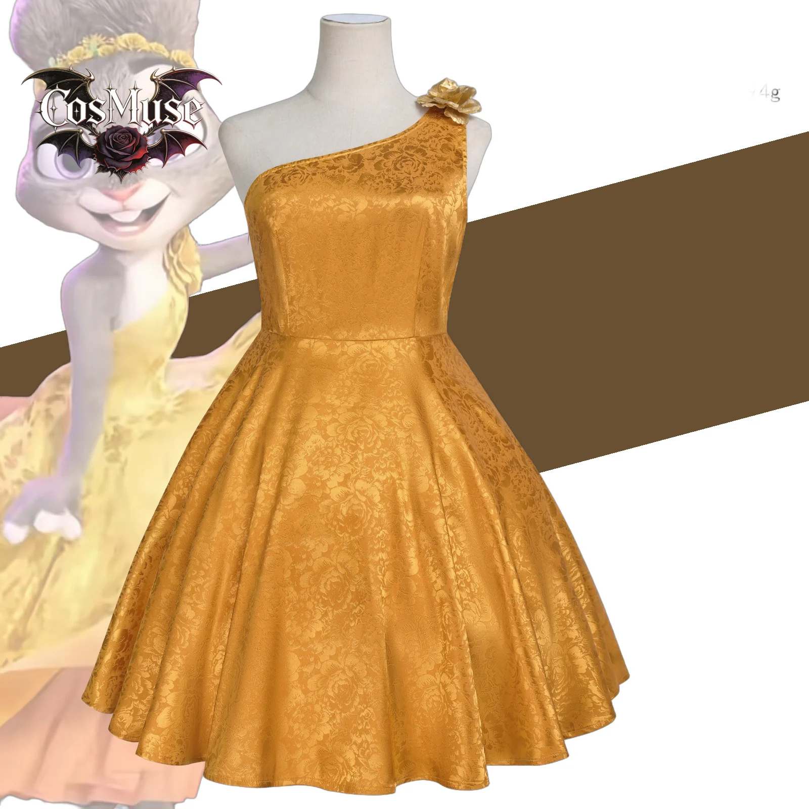 Zootopia Rabbit Officer Judy Cosplay - Yellow Dress Headdress Flower Dress Halloween Costume Carnival Party
Zootopia Rabbit Officer Judy Cosplay - Yellow Dress Headdress Flower Dress Halloween Costume Carnival Party