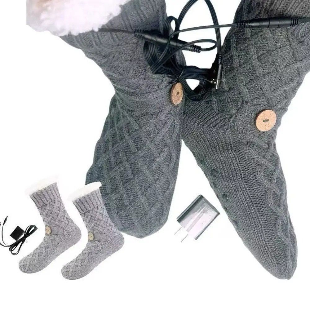 Winter Warm USB Heated Socks Thermal Soft Electric Warm Socks Fast Heating Feet Warmer Outdoor Sports
Winter Warm USB Heated Socks Thermal Soft Electric Warm Socks Fast Heating Feet Warmer Outdoor Sports