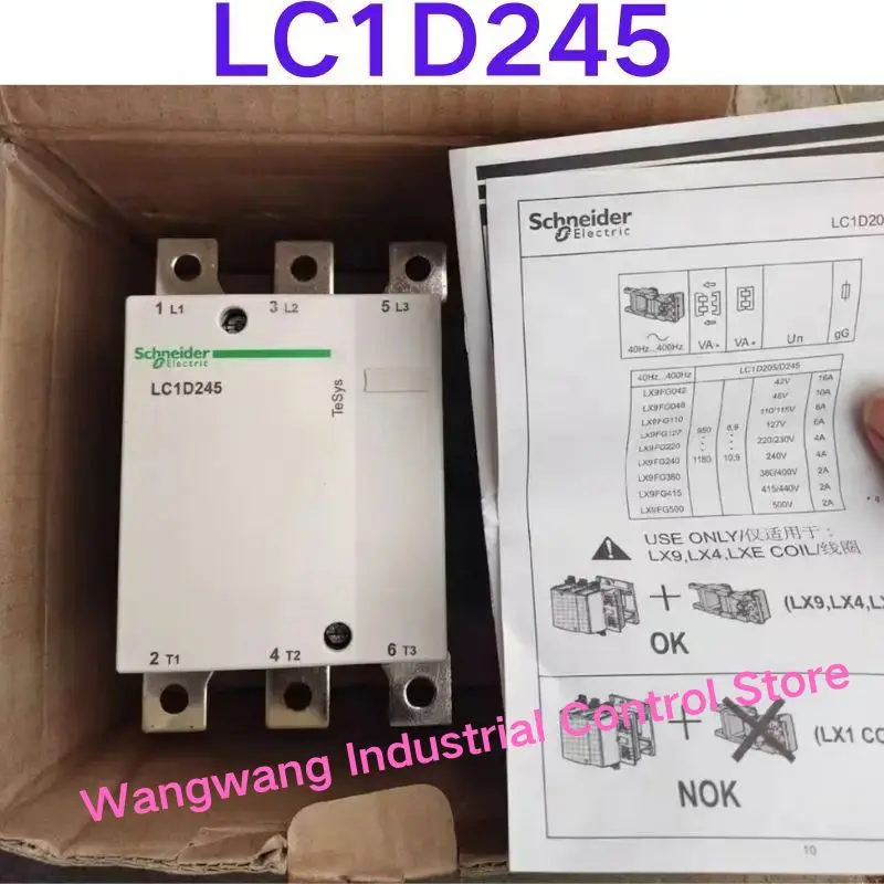 Brand-new AC contactor LC1D245 , Contact me for discounts
Brand-new AC contactor LC1D245 , Contact me for discounts