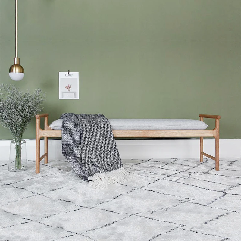 All solid wood bedside stool, designer homestay log bench can be dismantled and washed
All solid wood bedside stool, designer homestay log bench can be dismantled and washed