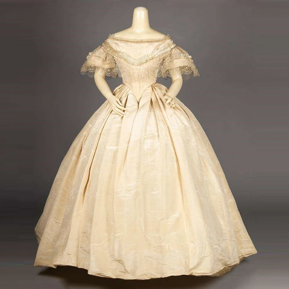 1850s Wedding Dress Victorian Royal Court Princess Rococo Walking Costume Renaissance Civil War Southern Belle Regal Ball Gown
1850s Wedding Dress Victorian Royal Court Princess Rococo Walking Costume Renaissance Civil War Southern Belle Regal Ball Gown