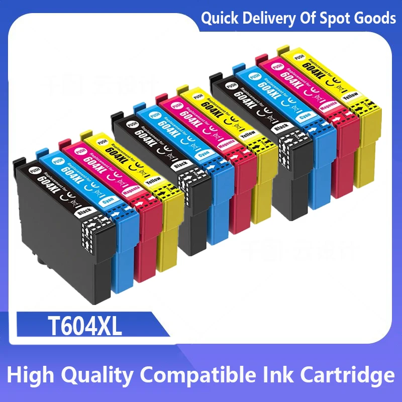 604XL T604XL Compatible For Epson T604 604 Ink Cartridge for Epson XP-2200 2205 3200 3205 4200 4205 WF-2910 2935 2930 Printer
604XL T604XL Compatible For Epson T604 604 Ink Cartridge for Epson XP-2200 2205 3200 3205 4200 4205 WF-2910 2935 2930 Printer