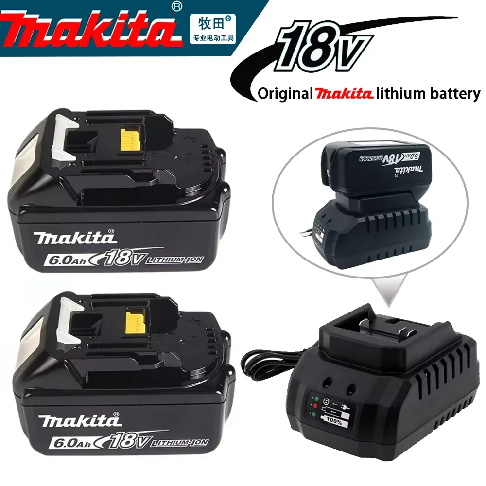 18V 9.0/6.0/5.0/3.0Ah Original MAKITA Battery for DDF487 DTD173 DTW700 DGA404 tools Rechargeable Lithium Battery
18V 9.0/6.0/5.0/3.0Ah Original MAKITA Battery for DDF487 DTD173 DTW700 DGA404 tools Rechargeable Lithium Battery