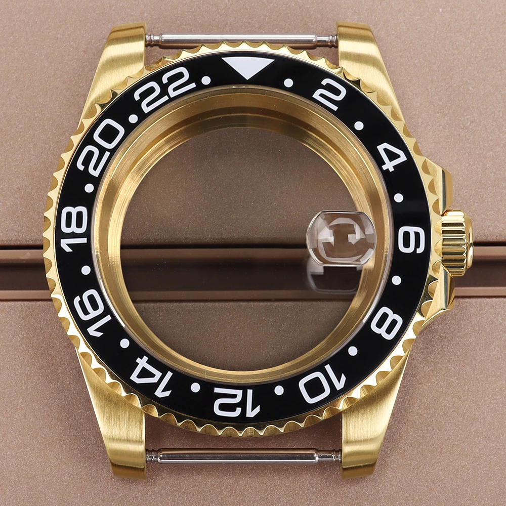 Золотой корпус для часов 40 мм с сапфировым стеклом для механизмов GMT NH35 NH36 NH34 NH38 4R36 NH72 Miyota8215 Eta2824, циферблат 28,5 мм, детали корпуса SUB
Золотой корпус для часов 40 мм с сапфировым стеклом для механизмов GMT NH35 NH36 NH34 NH38 4R36 NH72 Miyota8215 Eta2824, циферблат 28,5 мм, детали корпуса SUB