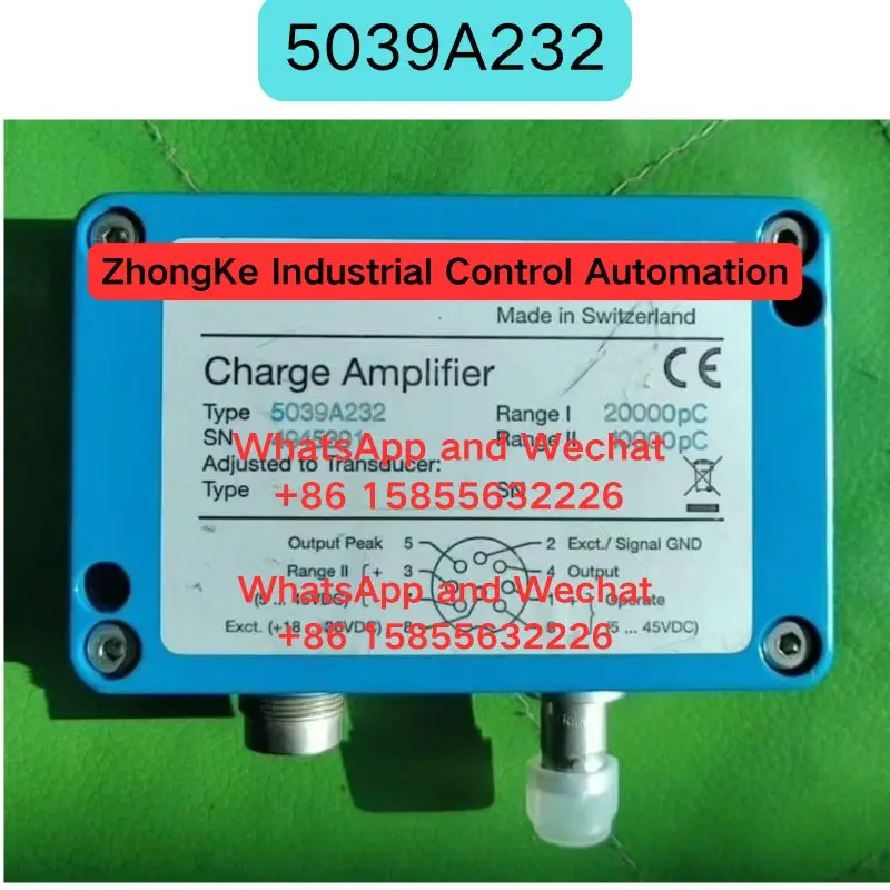 Used 5039A232 charge amplifier Functional test OK Fast delivery
Used 5039A232 charge amplifier Functional test OK Fast delivery