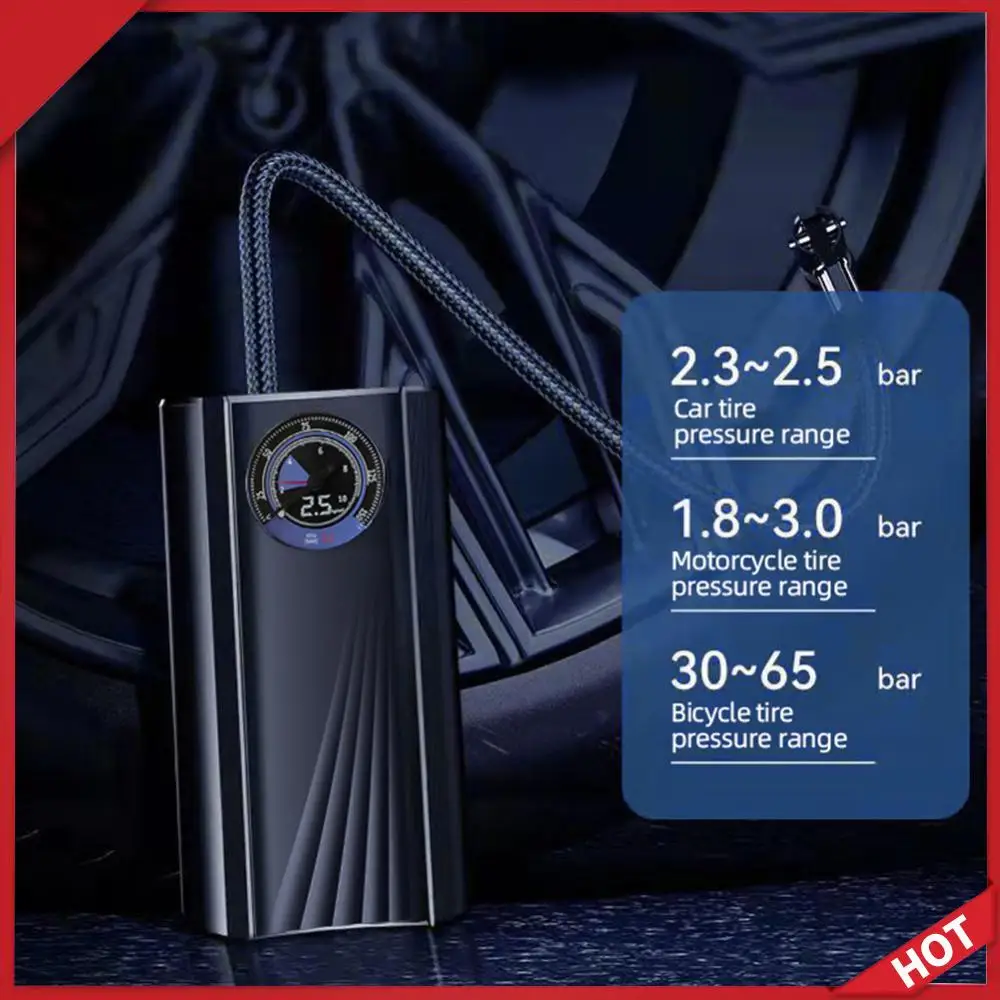 12В электрический компрессор высокой точности, портативный насос для быстрой накачки шин, мини-насос для шин с питанием от прикуривателя для автомобиля
12В электрический компрессор высокой точности, портативный насос для быстрой накачки шин, мини-насос для шин с питанием от прикуривателя для автомобиля