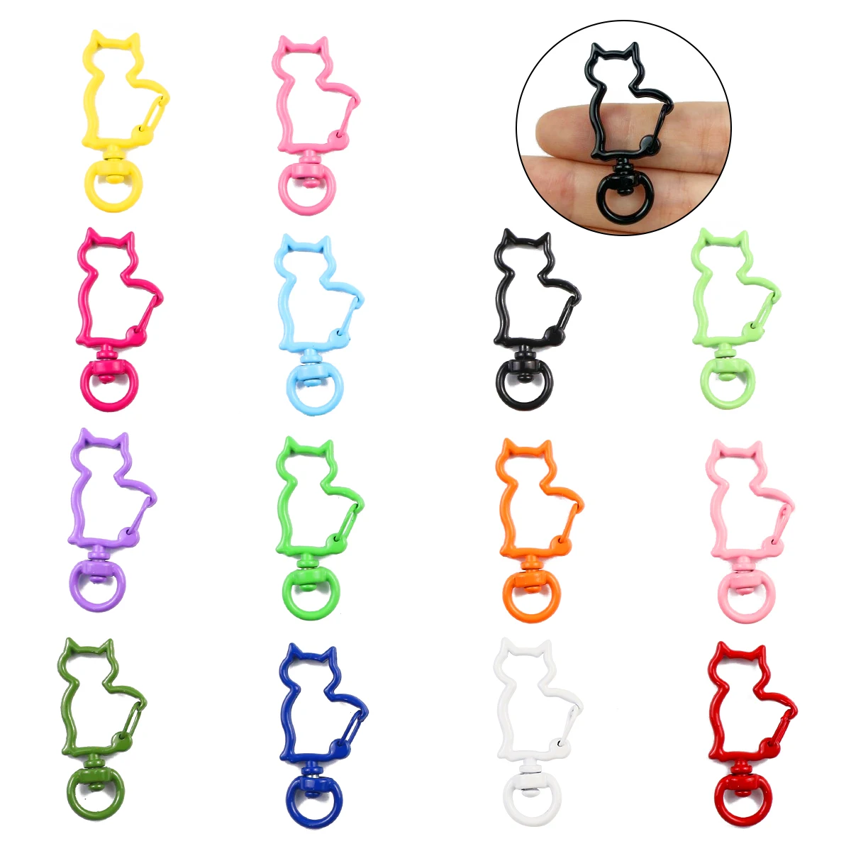 1/2/5/10pcs Mix Color Snap Hook Trigger Clips Buckles For Keychain Lobster Clasp Hooks Necklace Key Ring Clasp Jewelry Supplies
1/2/5/10pcs Mix Color Snap Hook Trigger Clips Buckles For Keychain Lobster Clasp Hooks Necklace Key Ring Clasp Jewelry Supplies