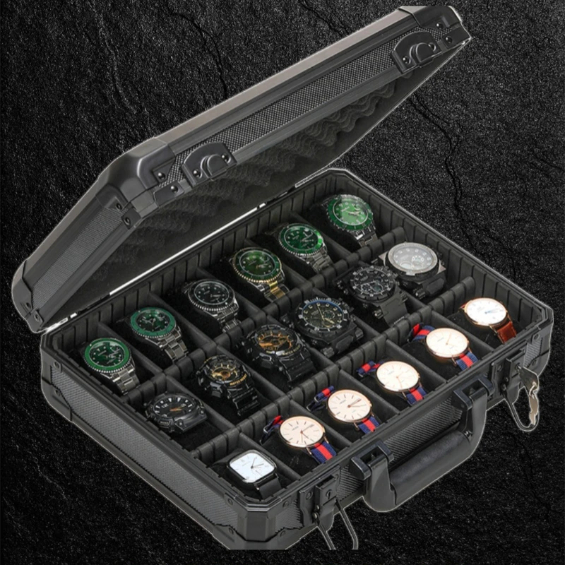 Aluminum Watch Box Safety Luxury Storage Boxes Travel Collection Watch Accessory Supplies Display Case High Capacity Organizer
Aluminum Watch Box Safety Luxury Storage Boxes Travel Collection Watch Accessory Supplies Display Case High Capacity Organizer