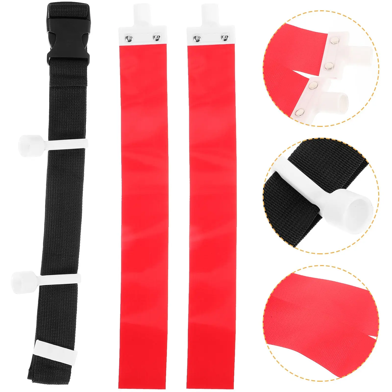 1pcs Flag Belt Football Waist Flags PVC Ribbon Material Easy On Off Moveable Flags Design Football Supplies Activities Team
1pcs Flag Belt Football Waist Flags PVC Ribbon Material Easy On Off Moveable Flags Design Football Supplies Activities Team