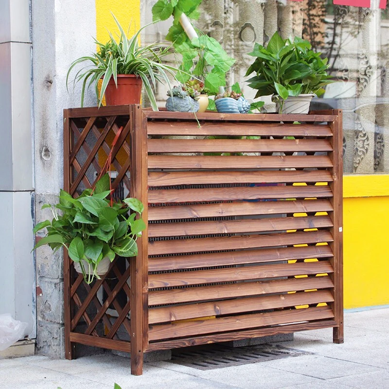 Outdoor Balcony Shelf Air Conditioning External Unit Protective Cover Louver Grille Anti-corrosion Wood
Outdoor Balcony Shelf Air Conditioning External Unit Protective Cover Louver Grille Anti-corrosion Wood