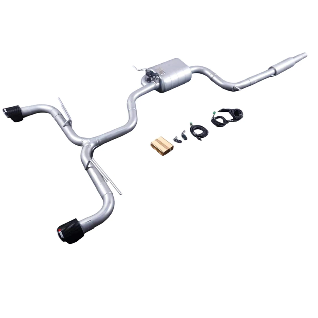 Для автомобиля Audi A3 1.8T 2.0T 1.4T 2010-2023 годов, catback из нержавеющей стали 304 с клапанным глушителем и двусторонней выхлопной системой
Для автомобиля Audi A3 1.8T 2.0T 1.4T 2010-2023 годов, catback из нержавеющей стали 304 с клапанным глушителем и двусторонней выхлопной системой