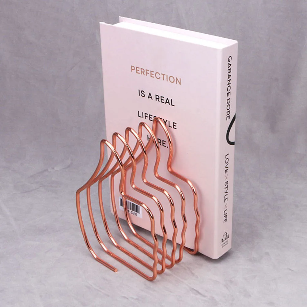 2 Pcs Iron Book Fixators Vase Bookends Iron Craft Rose Gold Simple Design Desk Decor Bookshelf Fixators Accessories
2 Pcs Iron Book Fixators Vase Bookends Iron Craft Rose Gold Simple Design Desk Decor Bookshelf Fixators Accessories