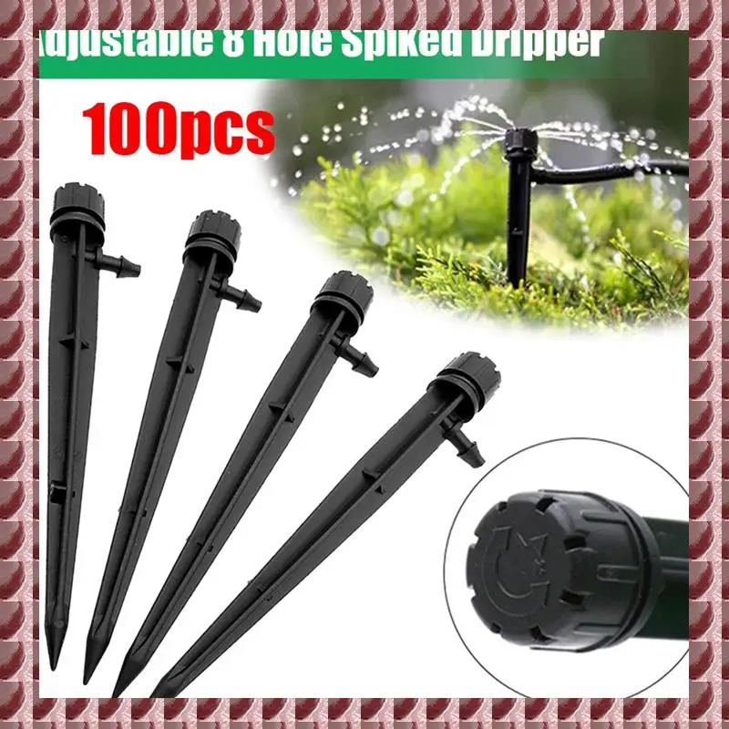 100 Pcs 4/7Mm Tube Compatible Adjustable 360° Drip Emitters Kit Efficient Drip Irrigation System Set Kit
100 Pcs 4/7Mm Tube Compatible Adjustable 360° Drip Emitters Kit Efficient Drip Irrigation System Set Kit