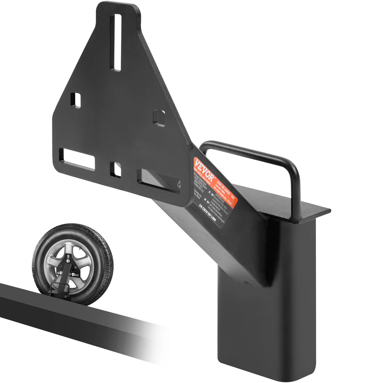 VEVOR Spare Tire Carrier, Trailer Spare Tire Mount, 160 lbs Capacity, Utility Trailer Accessories Fits Most 4 & 5 & 6 & 8 Lugs Wheels on 4", 4.25", 4.5", 4.75", 5", 5.5", 6", 6.5" Bolt Patterns
VEVOR Spare Tire Carrier, Trailer Spare Tire Mount, 160 lbs Capacity, Utility Trailer Accessories Fits Most 4 & 5 & 6 & 8 Lugs Wheels on 4", 4.25", 4.5", 4.75", 5", 5.5", 6", 6.5" Bolt Patterns