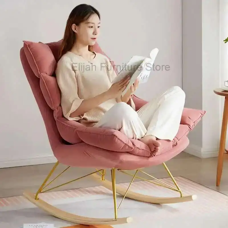 Lounge Rocking Living Room Chairs Sofa Girl Nordic Salon Designer Chairs Modern Lazy Reading Replica Fauteuil Balcony Furniture
Lounge Rocking Living Room Chairs Sofa Girl Nordic Salon Designer Chairs Modern Lazy Reading Replica Fauteuil Balcony Furniture
