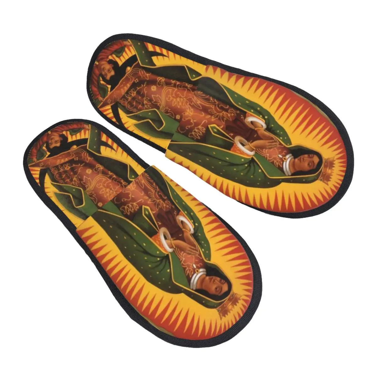 Custom Our Lady Of Guadalupe Soft Memory Foam House Slippers Women Catholic Virgin Mary Comfy Warm Anti-Skid Slipper
Custom Our Lady Of Guadalupe Soft Memory Foam House Slippers Women Catholic Virgin Mary Comfy Warm Anti-Skid Slipper
