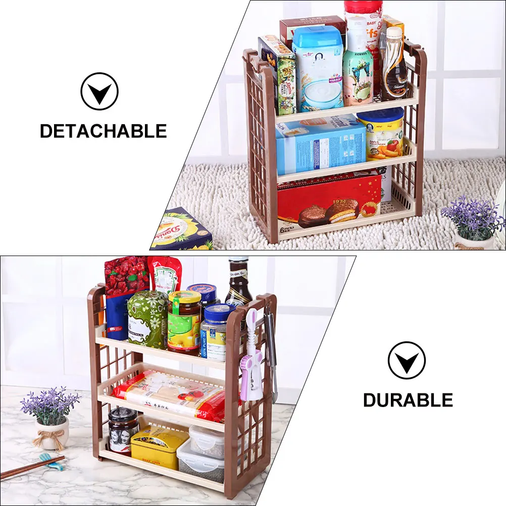 Kitchen Storage Rack Multifunction Plastic Shelf Three Layer Waterproof Household Organizer Bathroom Bedroom Balcony Toilet Use
Kitchen Storage Rack Multifunction Plastic Shelf Three Layer Waterproof Household Organizer Bathroom Bedroom Balcony Toilet Use