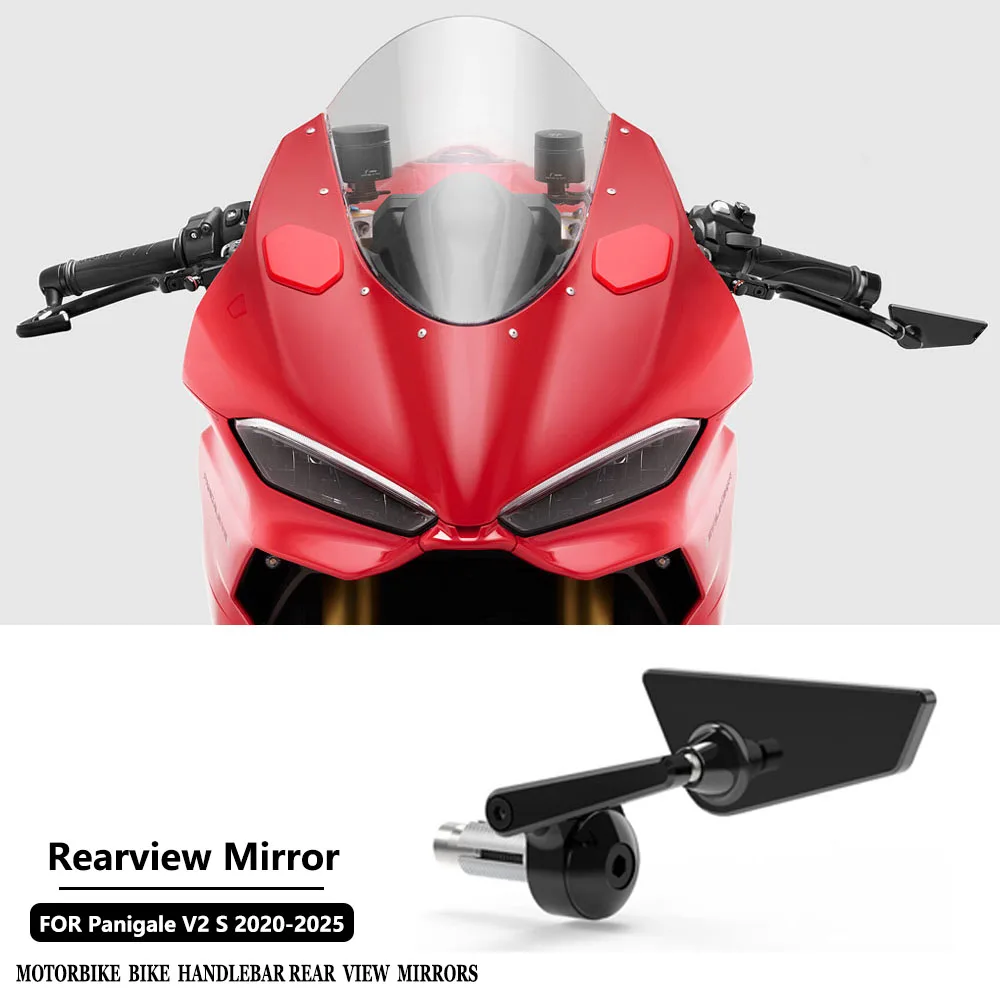 New For Ducati panigale V2 S Universal CNC Motorcycle Rearview Mirrors Scooter Bar End Handlebar Mirror Rear View Mirrors
New For Ducati panigale V2 S Universal CNC Motorcycle Rearview Mirrors Scooter Bar End Handlebar Mirror Rear View Mirrors
