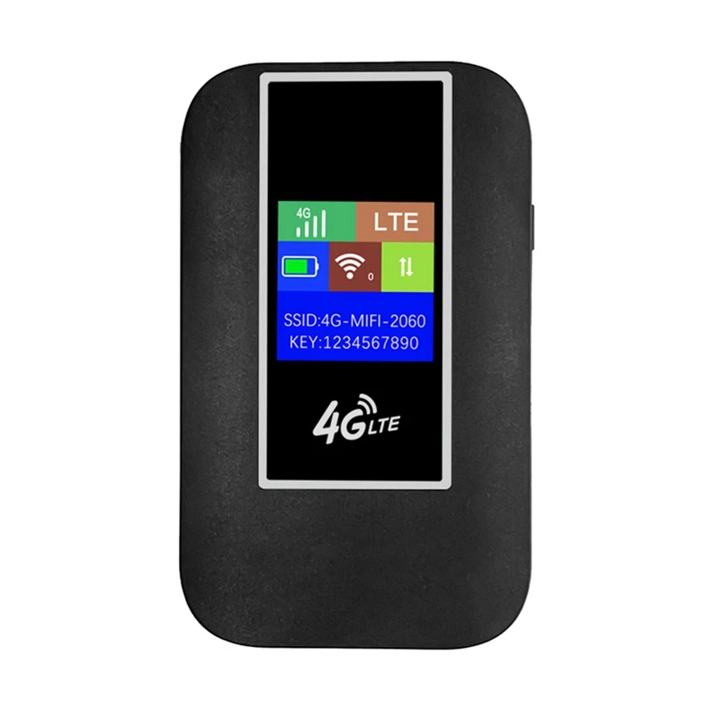 4G LTE Mobile Wifi Router With SIM Card Slot 150Mbps Pocket Hotspot Portable Wifi Router For Home Office RV Camping
4G LTE Mobile Wifi Router With SIM Card Slot 150Mbps Pocket Hotspot Portable Wifi Router For Home Office RV Camping
