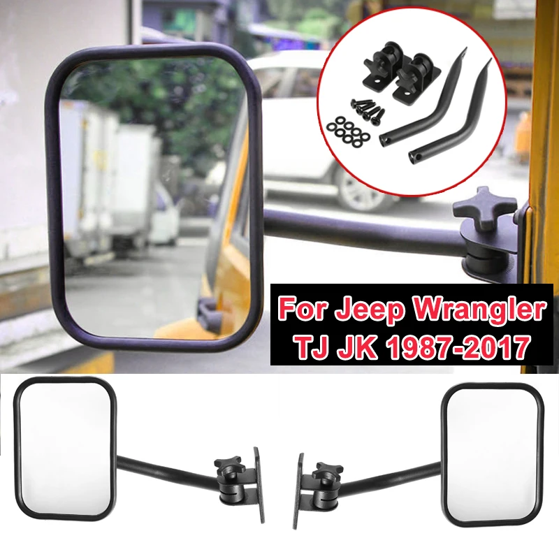 Комплект зеркал заднего вида для Jeep Wrangler TJ JK 1987-2017, 2 шт./комплект
Комплект зеркал заднего вида для Jeep Wrangler TJ JK 1987-2017, 2 шт./комплект