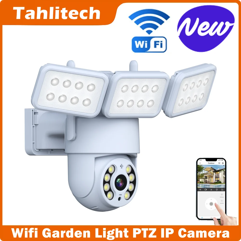 Wifi PTZ IP Camera with Garden Light 4MP Outdoor AI Human Detection Two-way Talk Smart Home Security Camera IR Color Nightvision
Wifi PTZ IP Camera with Garden Light 4MP Outdoor AI Human Detection Two-way Talk Smart Home Security Camera IR Color Nightvision