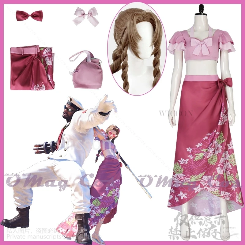 Anime Game Aerith Gainsborough Cosplay Beach Suits Girls Woman Fancy Dress Up Party Clothes Jirai Kei Halloween Cos Customized
Anime Game Aerith Gainsborough Cosplay Beach Suits Girls Woman Fancy Dress Up Party Clothes Jirai Kei Halloween Cos Customized