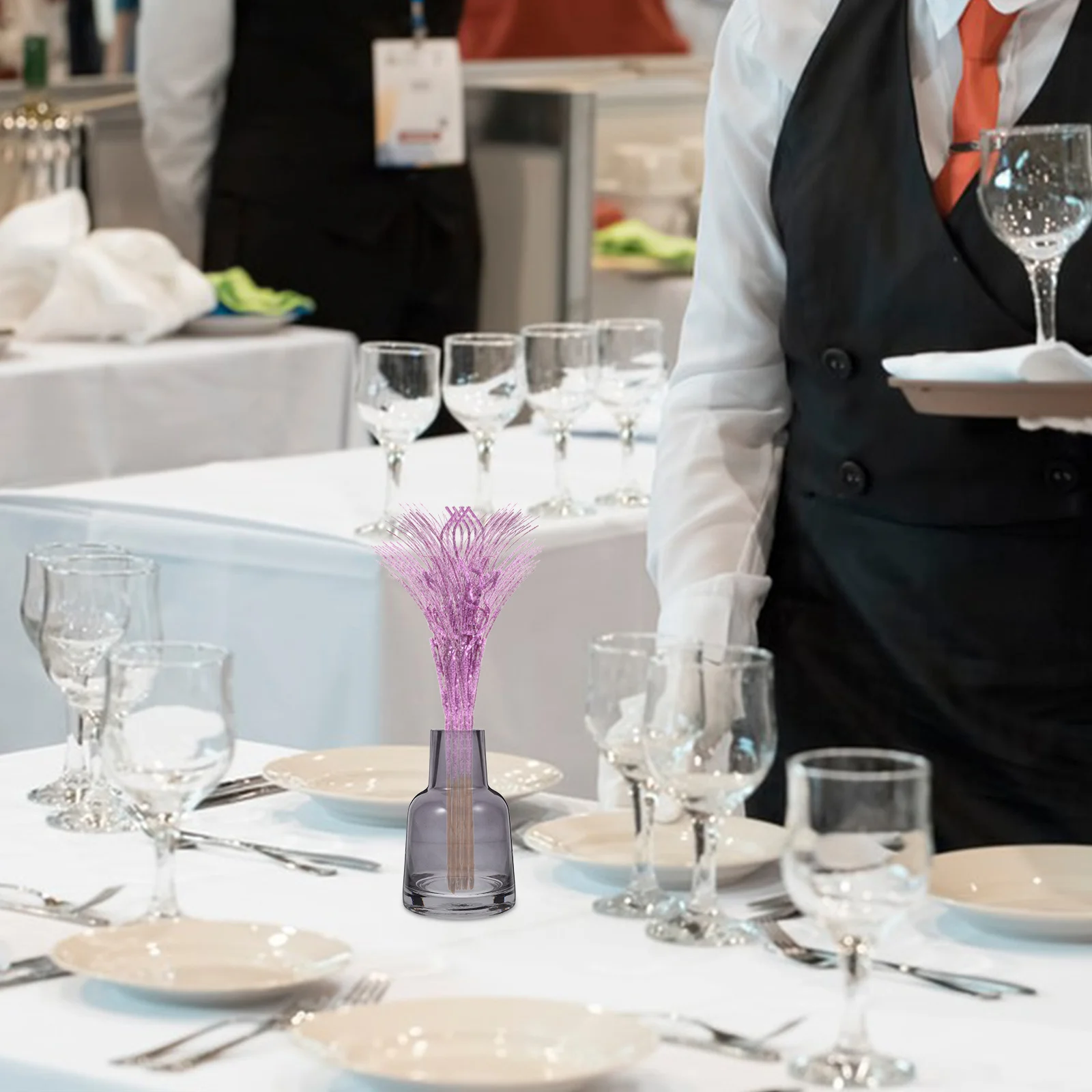 Stylish Glass Flower Vase Decorative Arrangement Bottle Brevicollis Smoky Grey Modern Living Room Bedroom Desktop Decoration
Stylish Glass Flower Vase Decorative Arrangement Bottle Brevicollis Smoky Grey Modern Living Room Bedroom Desktop Decoration