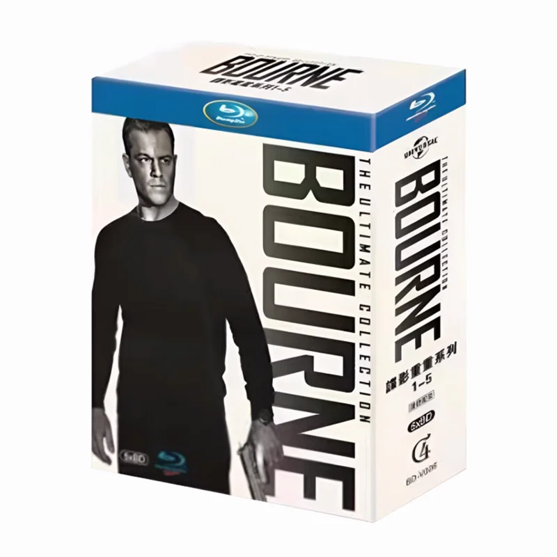 Blu-ray Movie Collection The Bourne Identity to The Bourne Legacy 5-Disc Box Set
Blu-ray Movie Collection The Bourne Identity to The Bourne Legacy 5-Disc Box Set