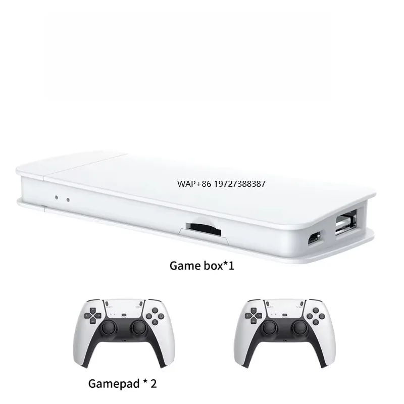 Игровой контроллер 2.4G (беспроводной/проводной) для 2 игроков со встроенными 20000+ классическими играми 4K/HD, бренд OEM
Игровой контроллер 2.4G (беспроводной/проводной) для 2 игроков со встроенными 20000+ классическими играми 4K/HD, бренд OEM