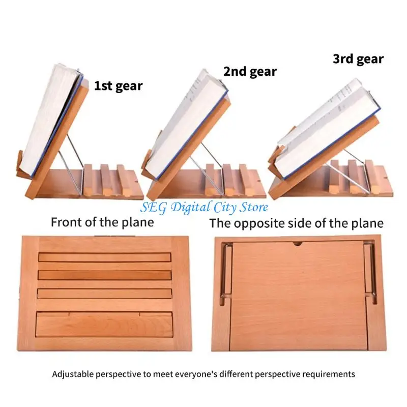 U75B Foldable Reading Stand Adjustable Wooden Book Rest Textbook Stand with Extendable Arm Page Clip for Tablet Music Scores
U75B Foldable Reading Stand Adjustable Wooden Book Rest Textbook Stand with Extendable Arm Page Clip for Tablet Music Scores