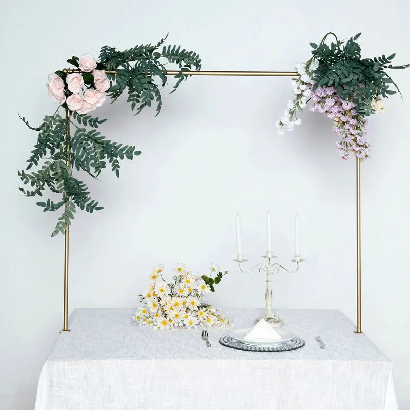 Wedding table arch bracket confession wedding banquet table decoration table pole prop wreath party decoration flower stand
Wedding table arch bracket confession wedding banquet table decoration table pole prop wreath party decoration flower stand