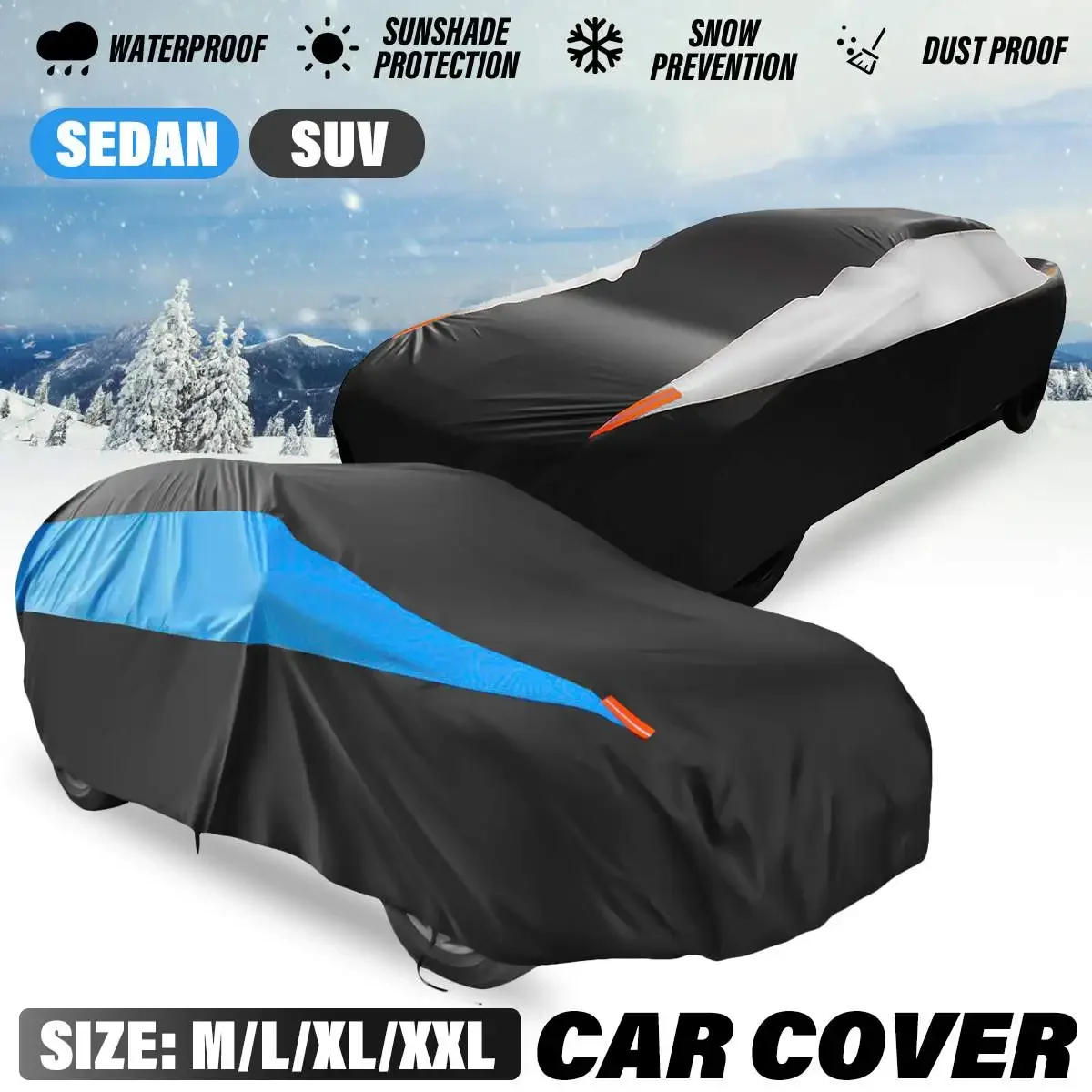 Waterproof Full Car Cover Dust-proof Anti-UV Full Auto Body Shelter Canopy Outdoor Indoor Protection For Honda/VW/Toyota/BMW
Waterproof Full Car Cover Dust-proof Anti-UV Full Auto Body Shelter Canopy Outdoor Indoor Protection For Honda/VW/Toyota/BMW
